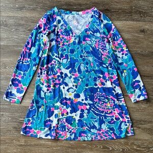 Lilly Pulitzer “Hit The Spot” Cotton Modal Paradis Dress Size Small
